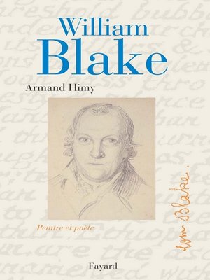 cover image of William Blake, peintre et poète